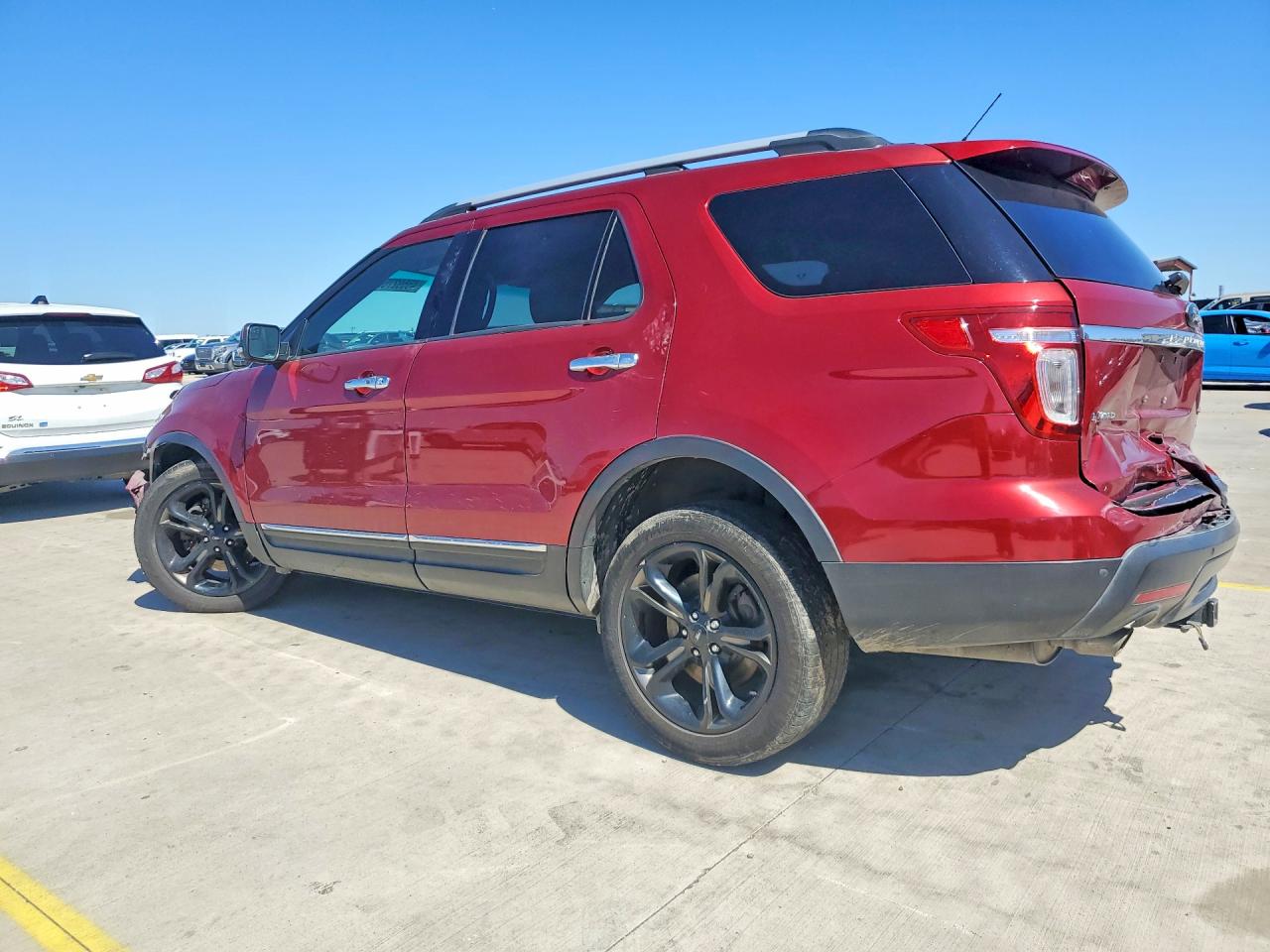 2015 Ford Explorer Limited Красный vin: 1FM5K8F85FGA66759