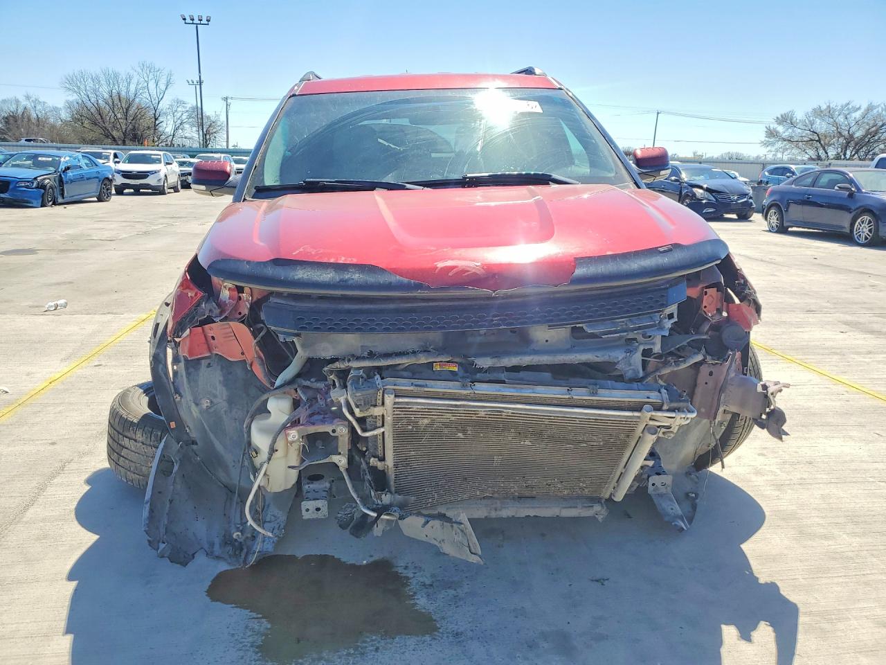 2015 Ford Explorer Limited Красный vin: 1FM5K8F85FGA66759