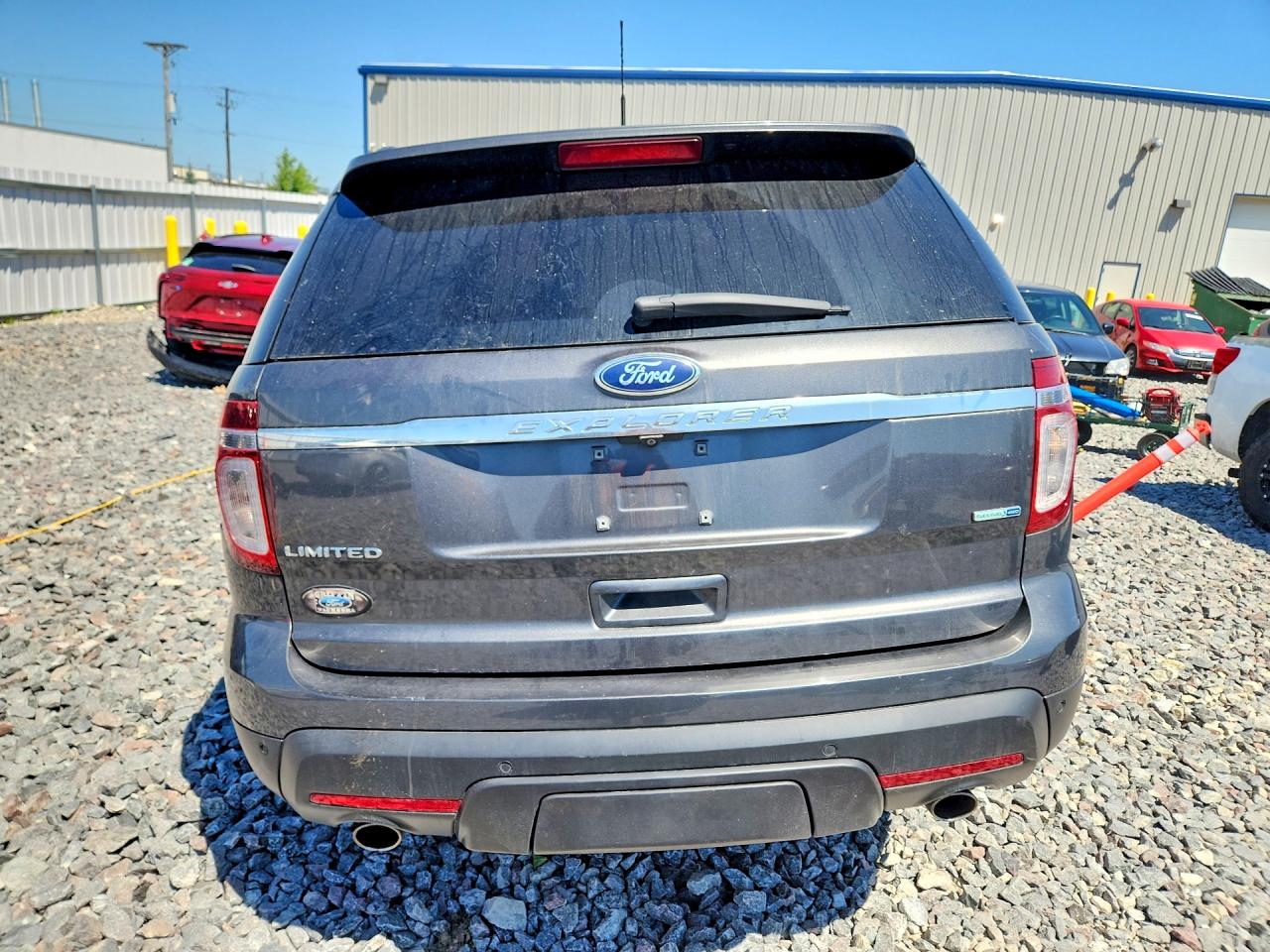 2015 Ford Explorer Limited Серый vin: 1FM5K8F85FGB37880