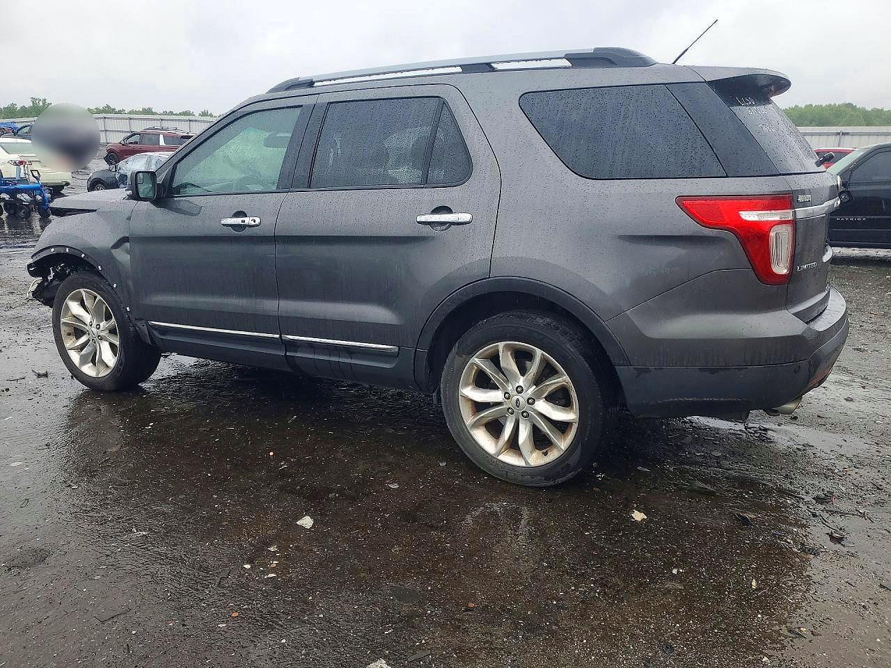 2015 Ford Explorer Limited Gray vin: 1FM5K8F85FGC11878