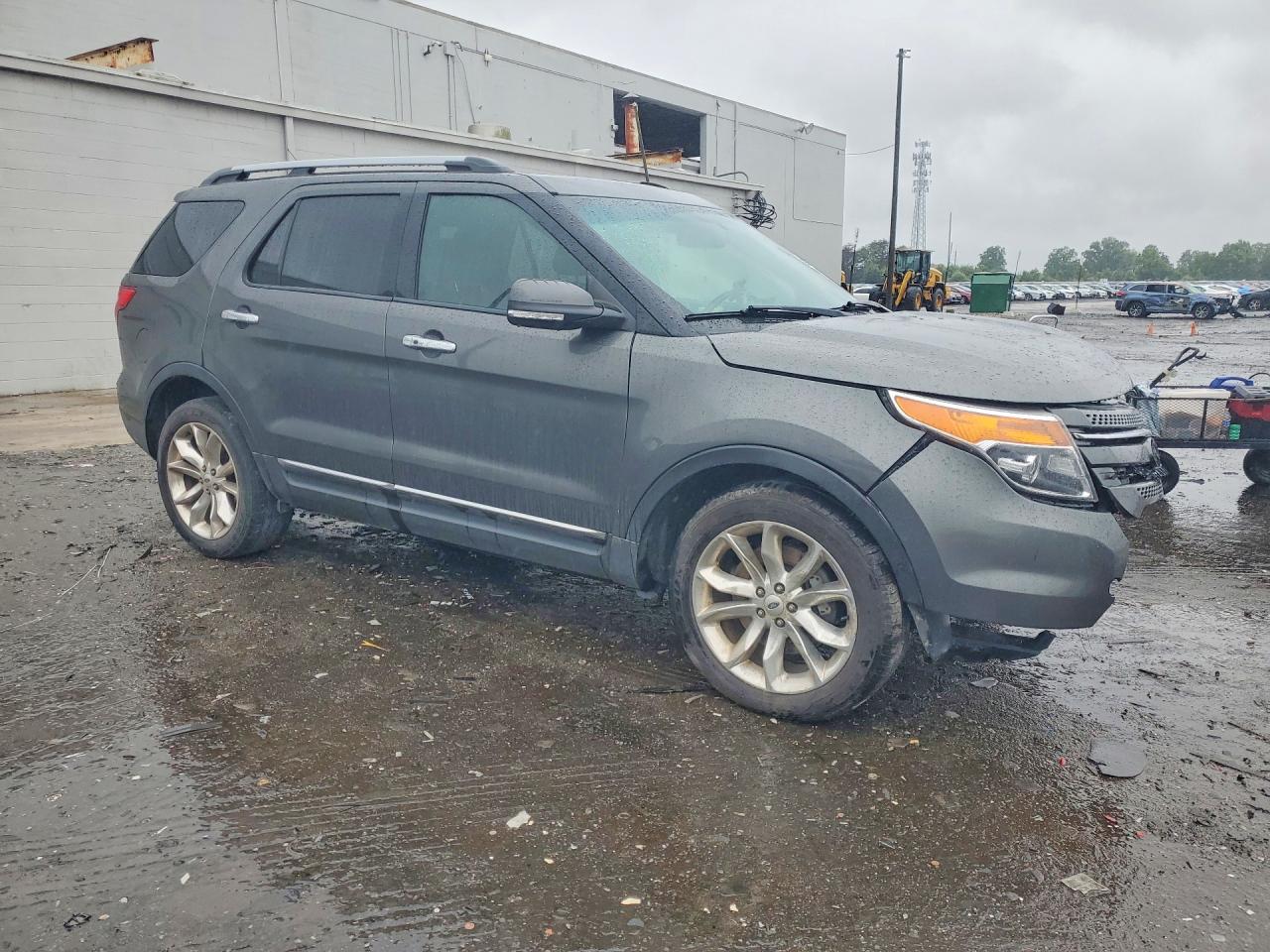 2015 Ford Explorer Limited Gray vin: 1FM5K8F85FGC11878