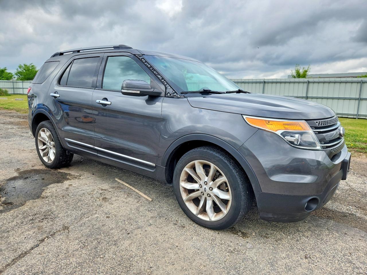 2015 Ford Explorer Limited Gray vin: 1FM5K8F85FGC35565