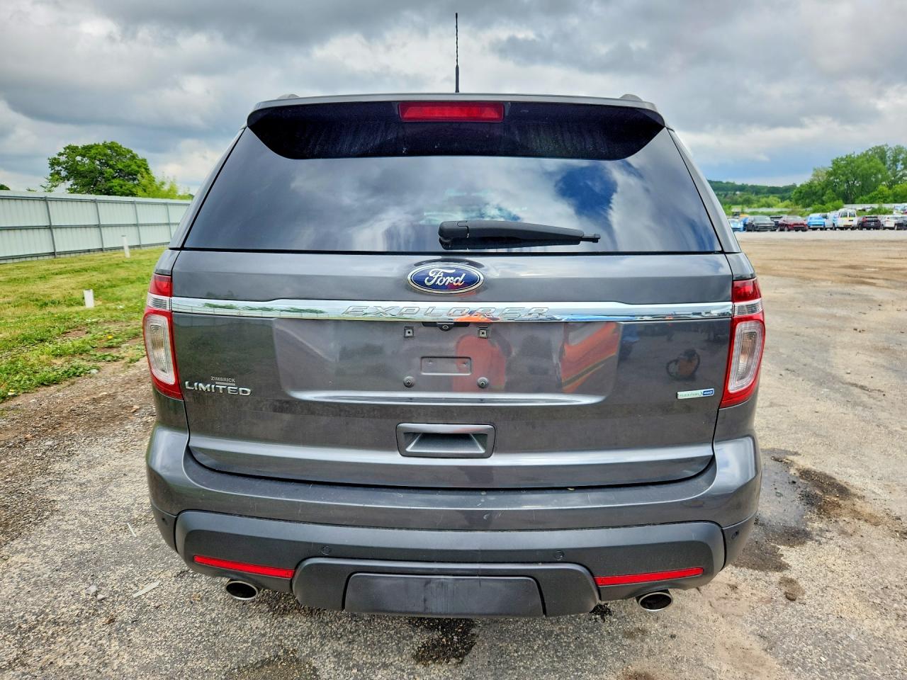 2015 Ford Explorer Limited Gray vin: 1FM5K8F85FGC35565