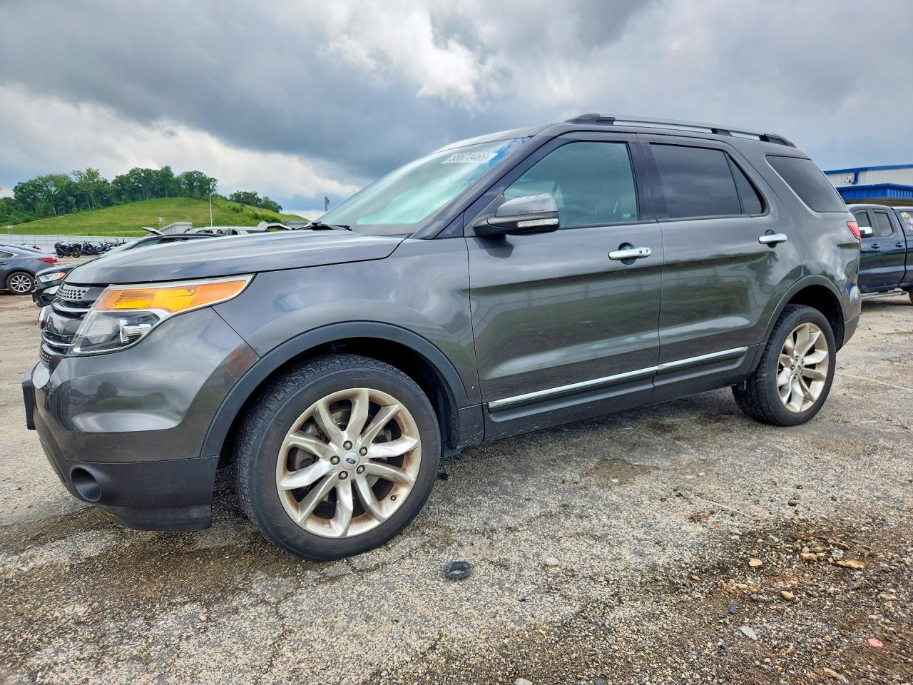 2015 Ford Explorer Limited Gray vin: 1FM5K8F85FGC35565