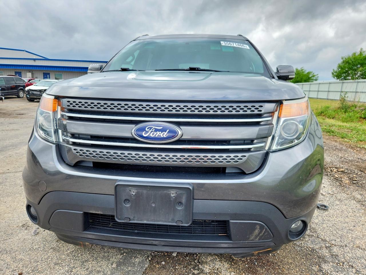 2015 Ford Explorer Limited Gray vin: 1FM5K8F85FGC35565