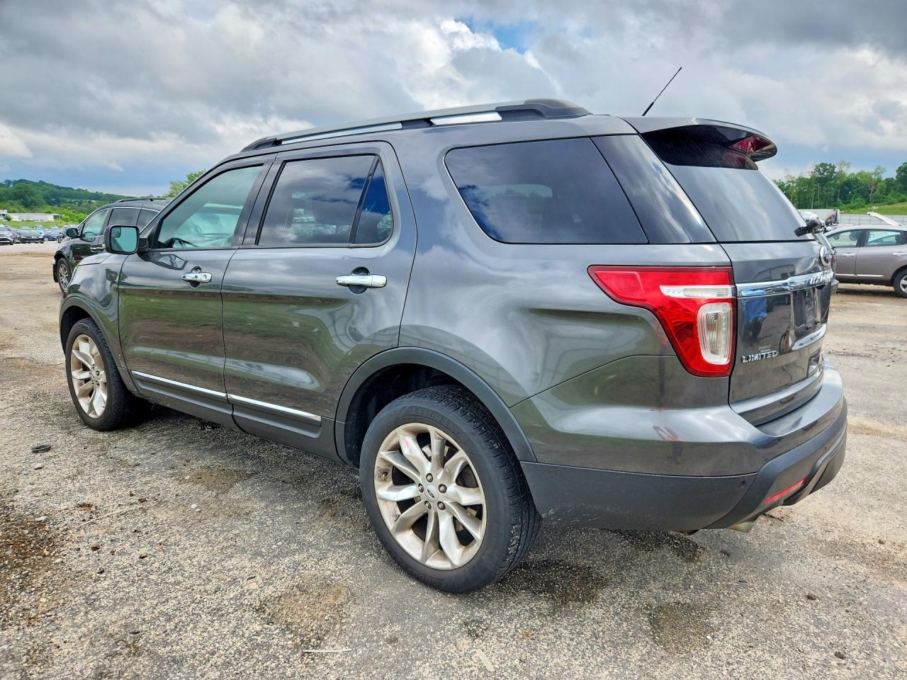 2015 Ford Explorer Limited Gray vin: 1FM5K8F85FGC35565
