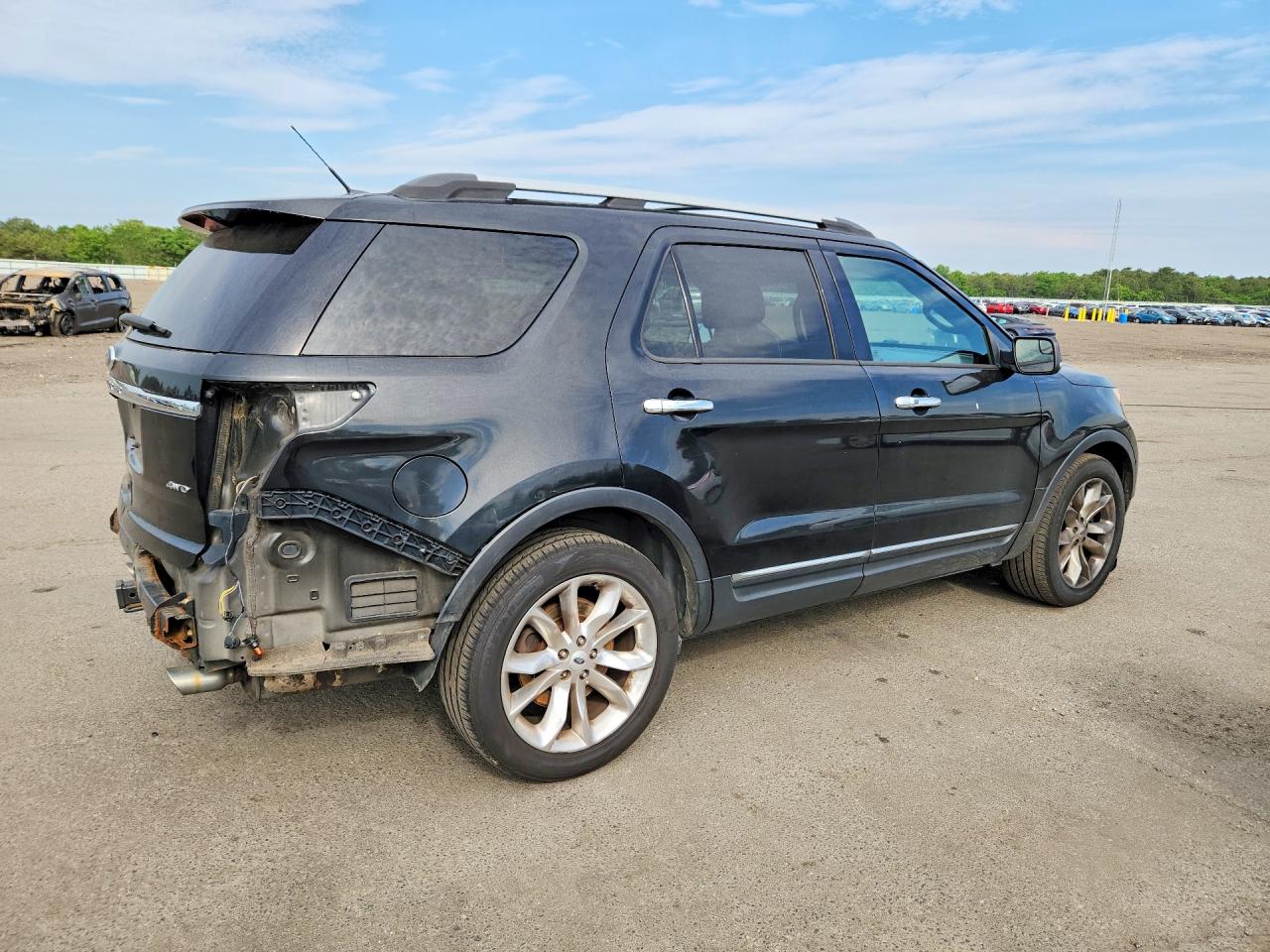 2015 Ford Explorer Limited Black vin: 1FM5K8F85FGC44296