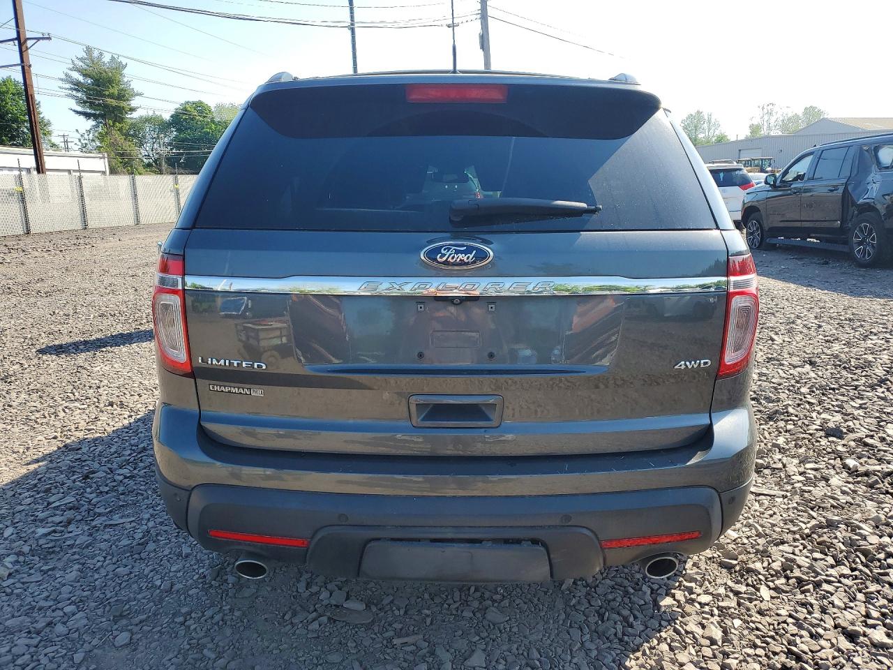 2015 Ford Explorer Limited Gray vin: 1FM5K8F85FGC56321