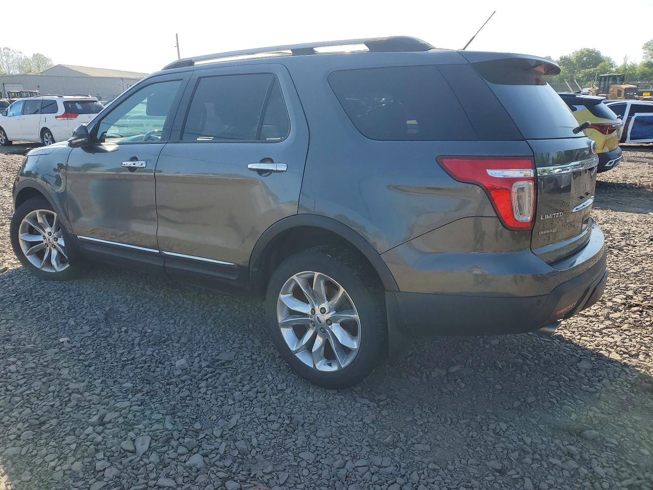 2015 Ford Explorer Limited Gray vin: 1FM5K8F85FGC56321