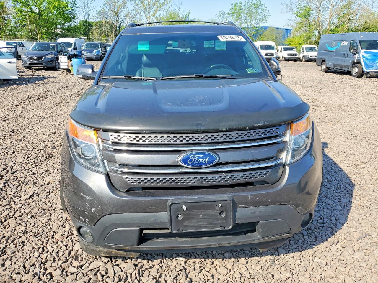 2015 Ford Explorer Limited Gray vin: 1FM5K8F85FGC56321