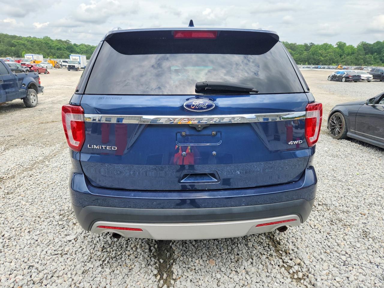 2016 Ford Explorer Limited Blue vin: 1FM5K8F85GGA87953