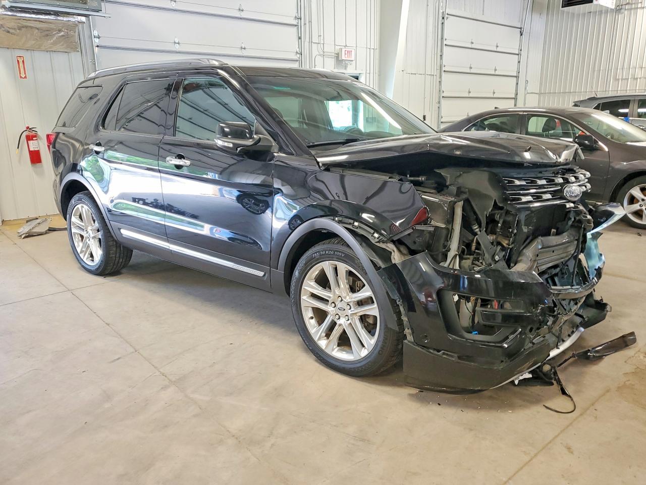 2016 Ford Explorer Limited Black vin: 1FM5K8F85GGA94563
