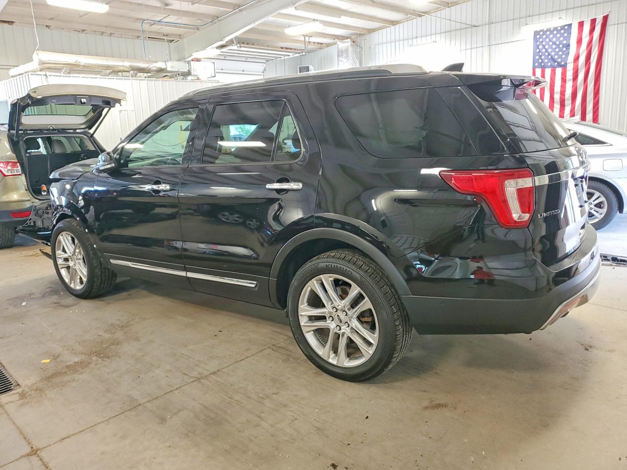 2016 Ford Explorer Limited Black vin: 1FM5K8F85GGA94563
