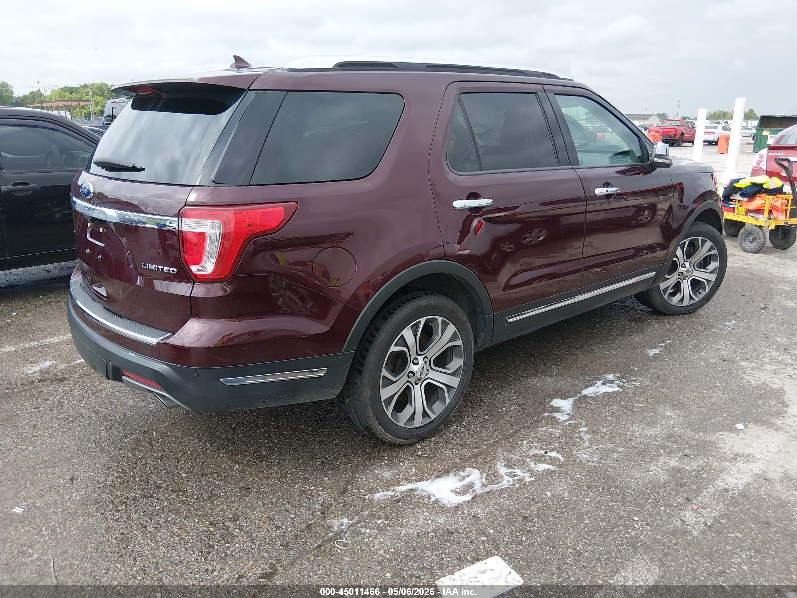 2019 Ford Explorer Limited Красный vin: 1FM5K8F85KGA38146