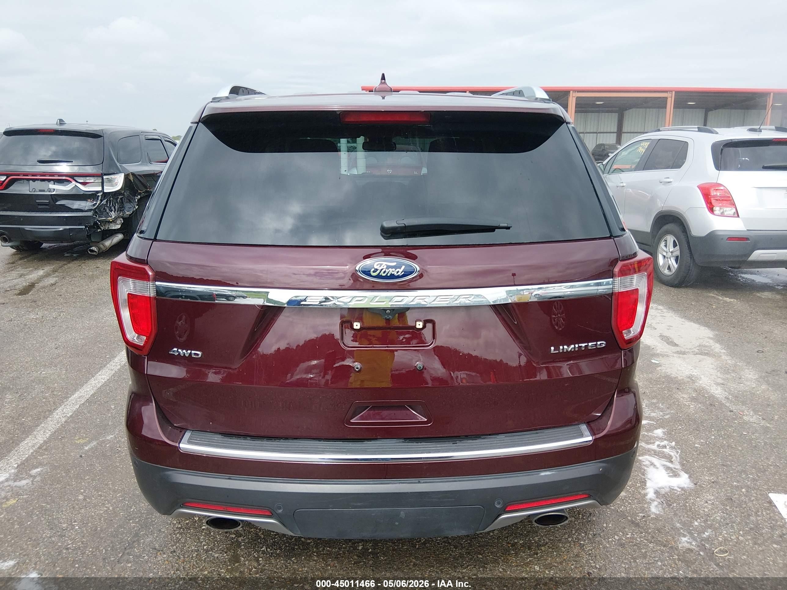 2019 Ford Explorer Limited Красный vin: 1FM5K8F85KGA38146