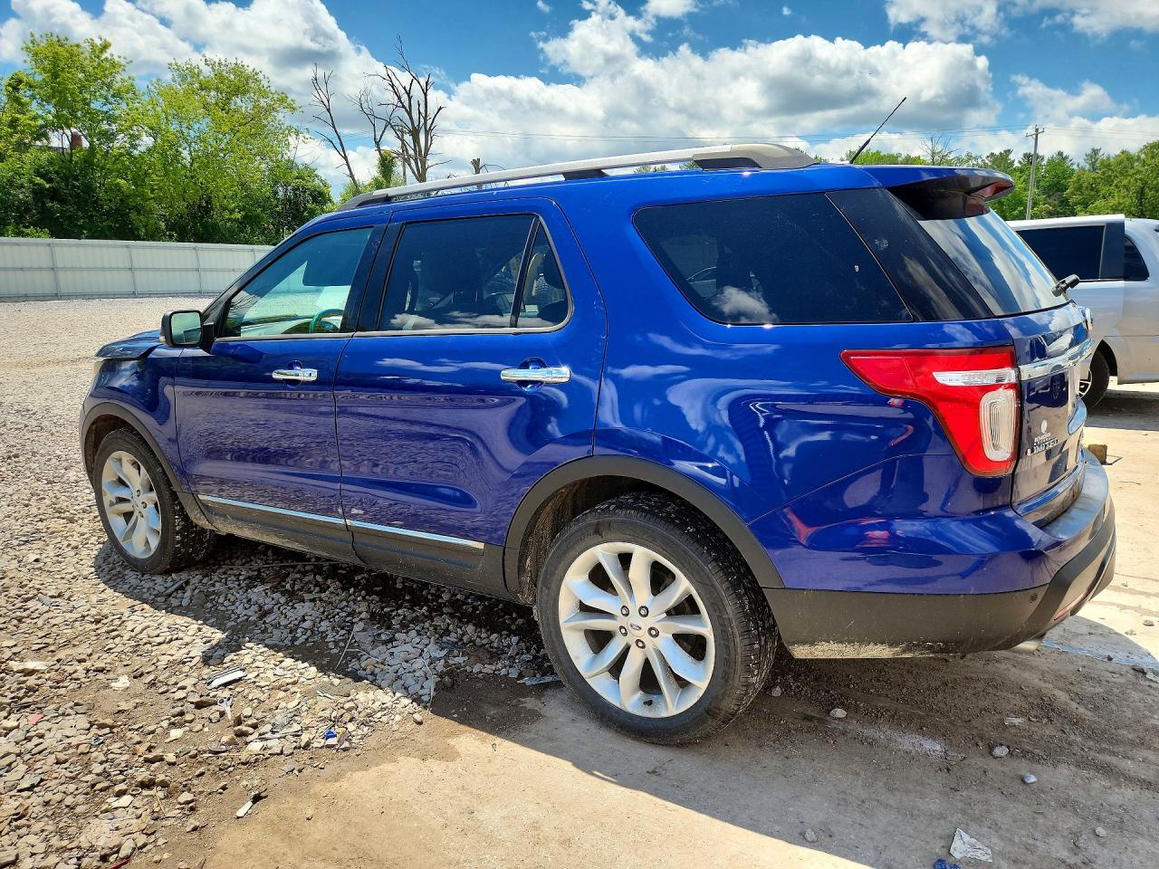 2013 Ford Explorer Limited Blue vin: 1FM5K8F86DGA11623
