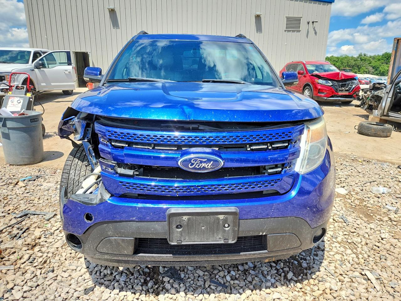 2013 Ford Explorer Limited Blue vin: 1FM5K8F86DGA11623