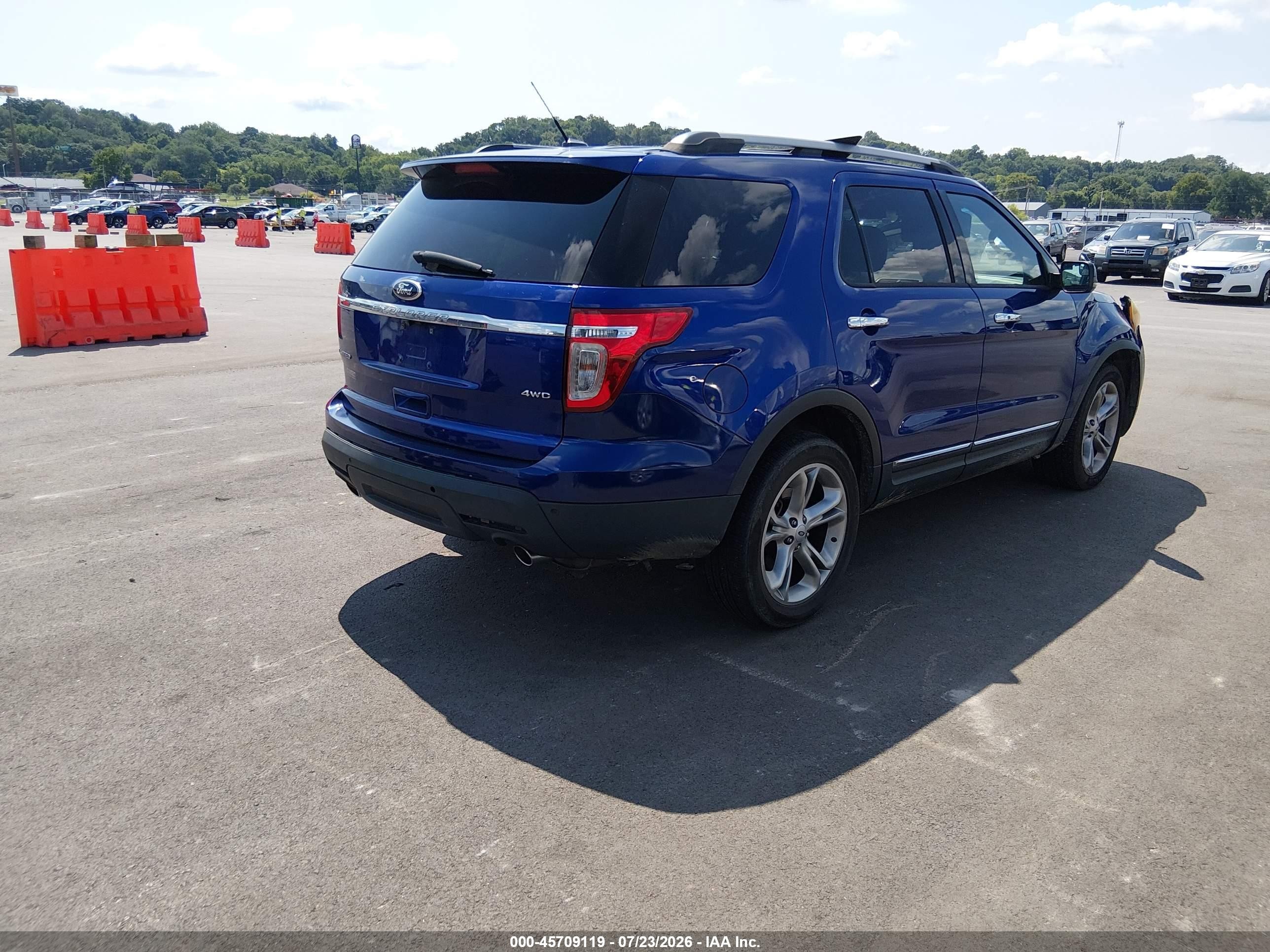 2013 Ford Explorer Limited Синий vin: 1FM5K8F86DGA46355