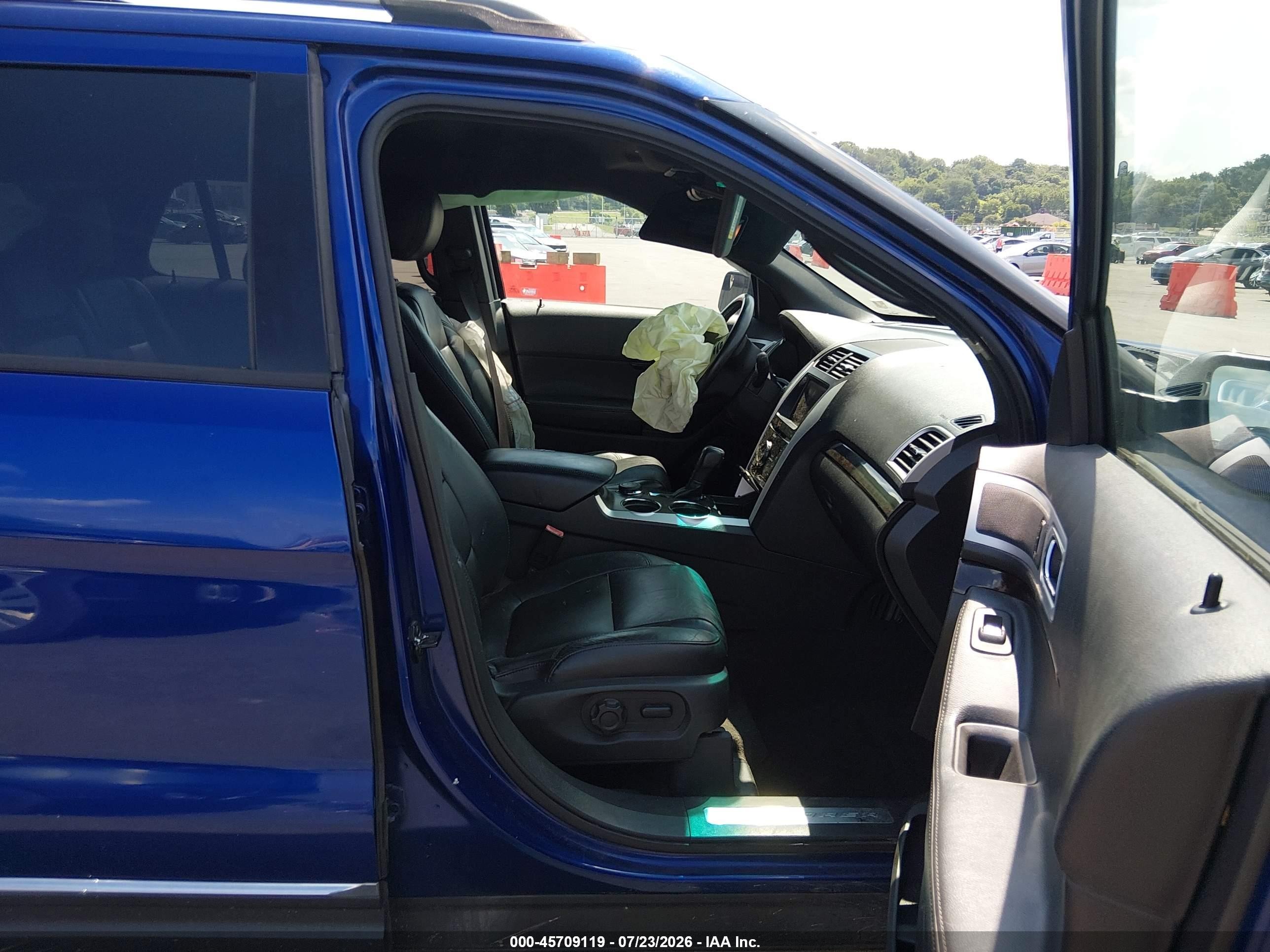 2013 Ford Explorer Limited Синий vin: 1FM5K8F86DGA46355