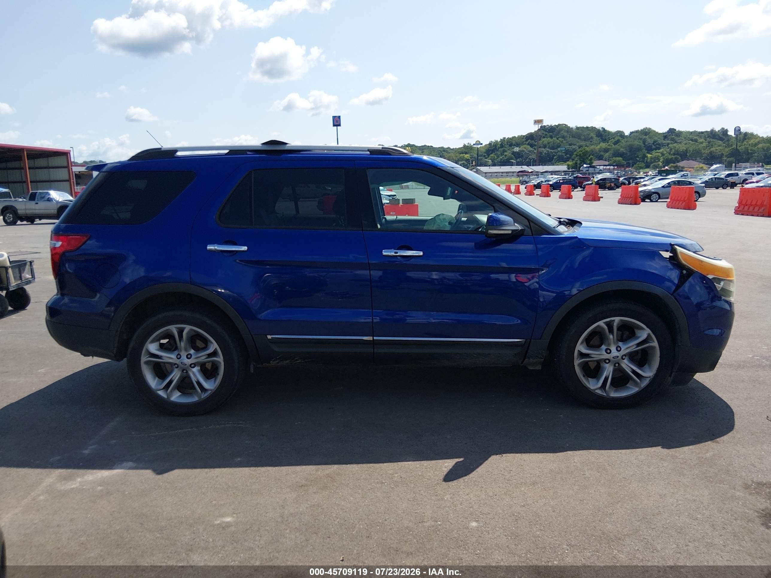 2013 Ford Explorer Limited Синий vin: 1FM5K8F86DGA46355