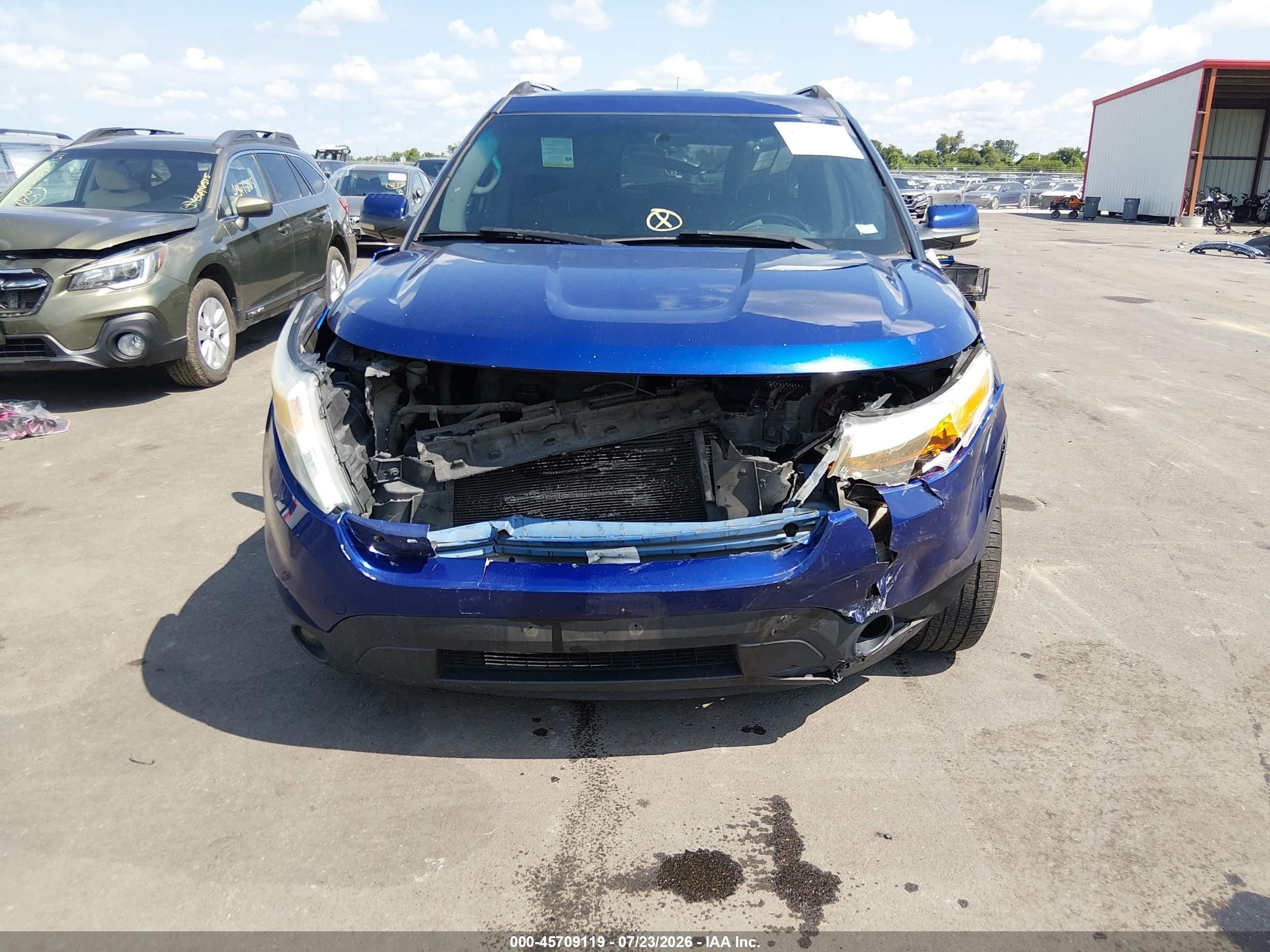 2013 Ford Explorer Limited Синий vin: 1FM5K8F86DGA46355