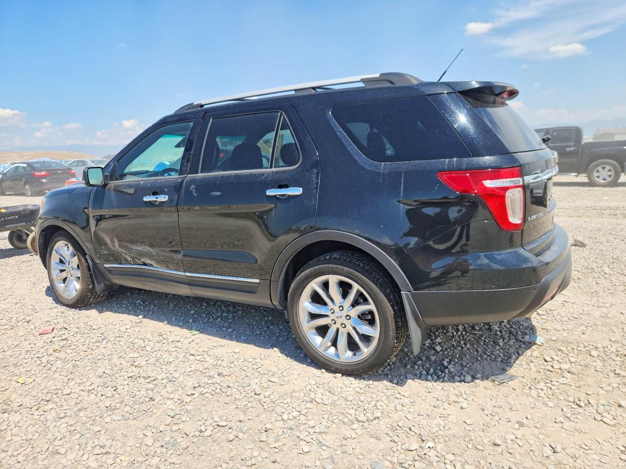 2013 Ford Explorer Limited Black vin: 1FM5K8F86DGA75225