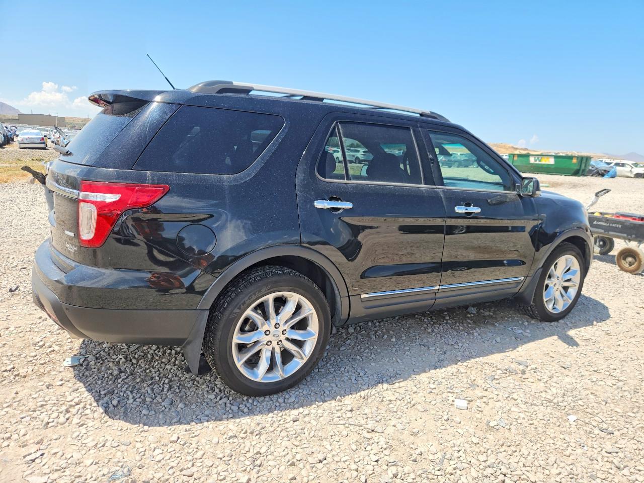 2013 Ford Explorer Limited Black vin: 1FM5K8F86DGA75225