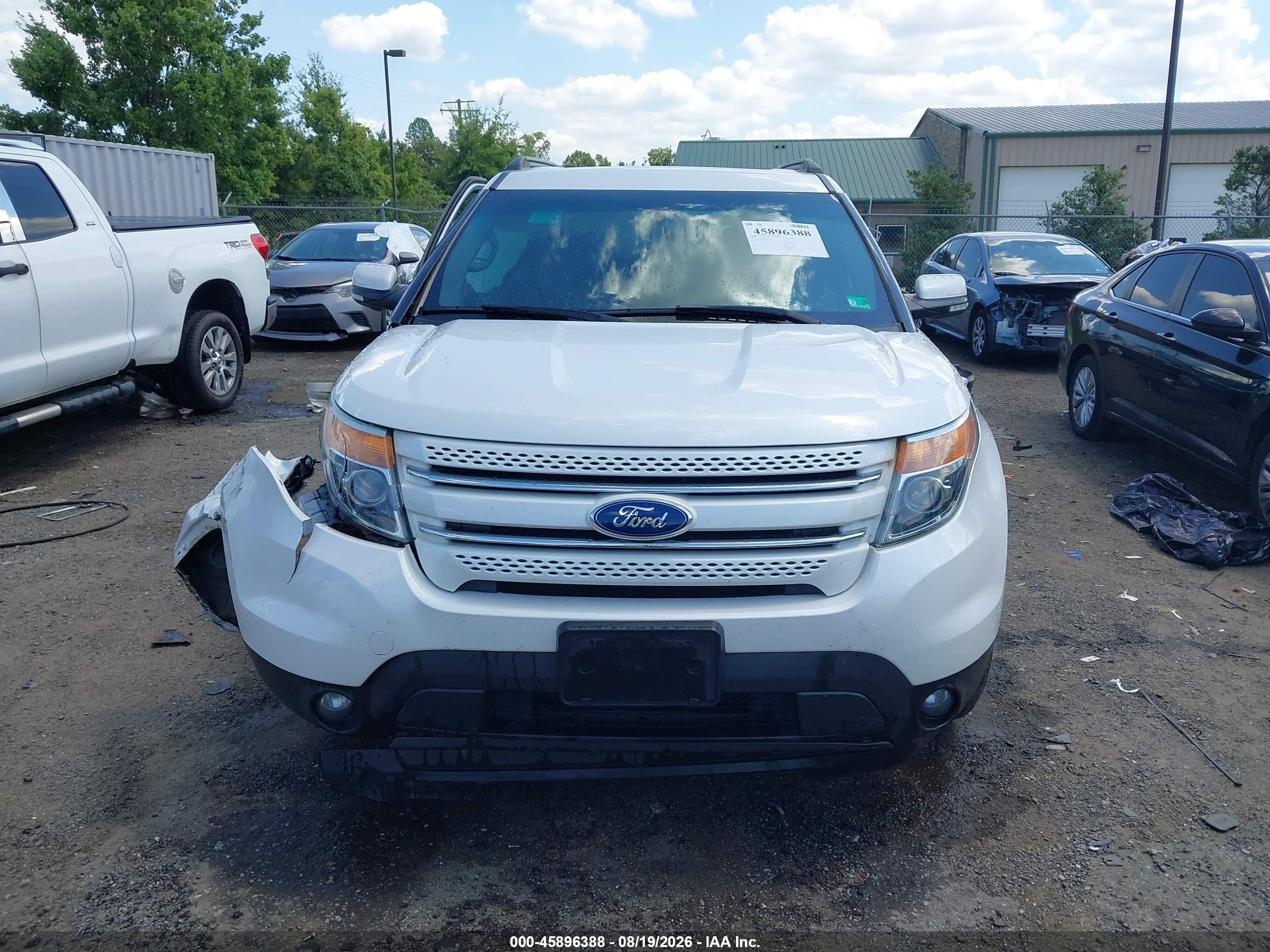 2013 Ford Explorer Limited White vin: 1FM5K8F86DGC13975