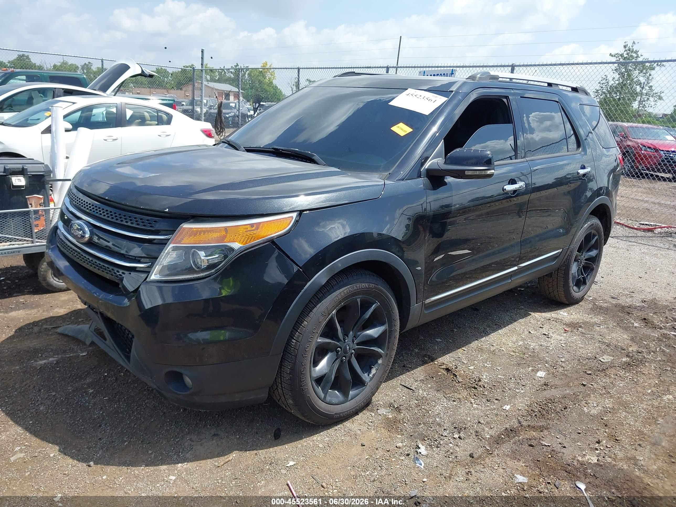 2013 Ford Explorer Limited Черный vin: 1FM5K8F86DGC59872