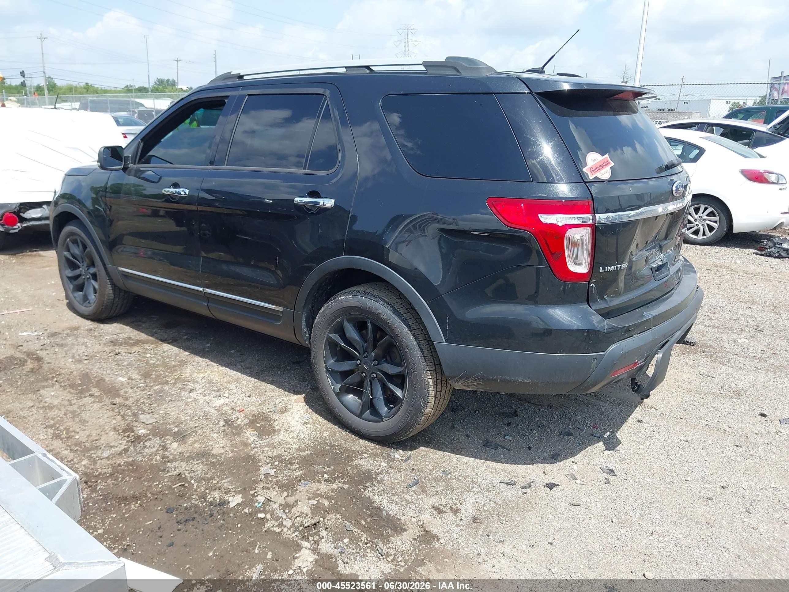 2013 Ford Explorer Limited Черный vin: 1FM5K8F86DGC59872