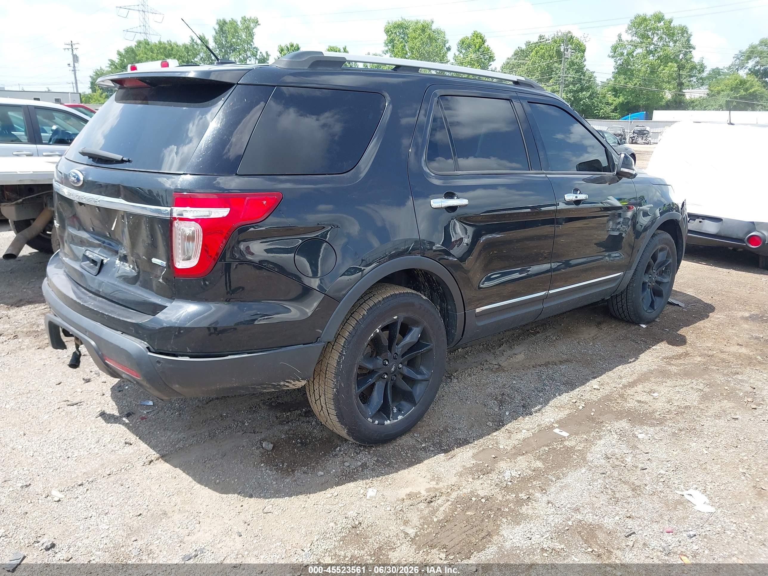2013 Ford Explorer Limited Черный vin: 1FM5K8F86DGC59872