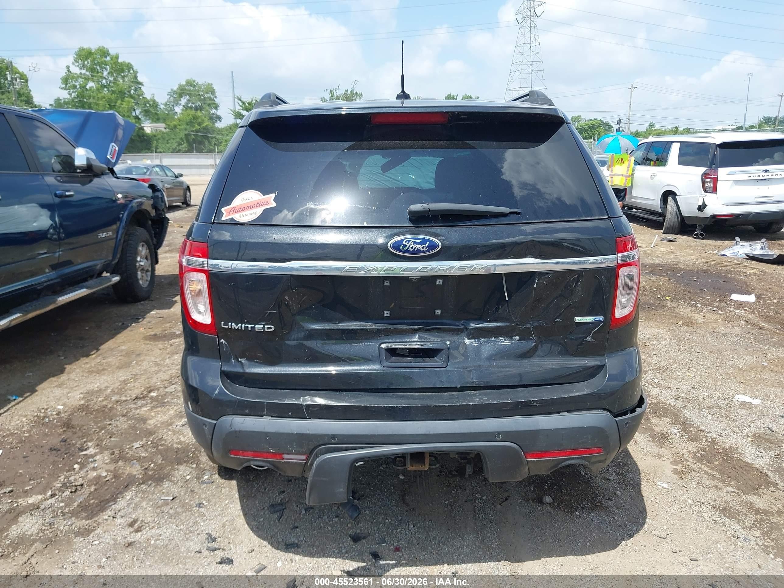 2013 Ford Explorer Limited Черный vin: 1FM5K8F86DGC59872