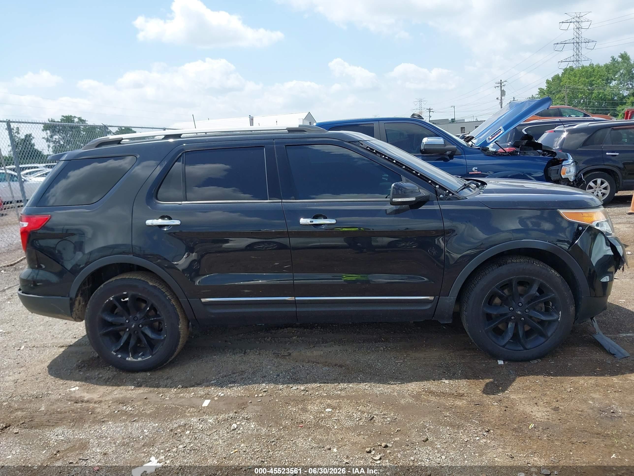2013 Ford Explorer Limited Черный vin: 1FM5K8F86DGC59872