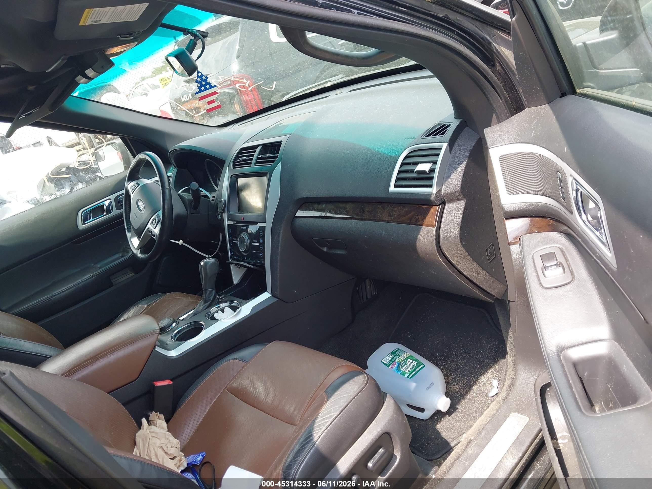 2014 Ford Explorer Limited Black vin: 1FM5K8F86EGA09808