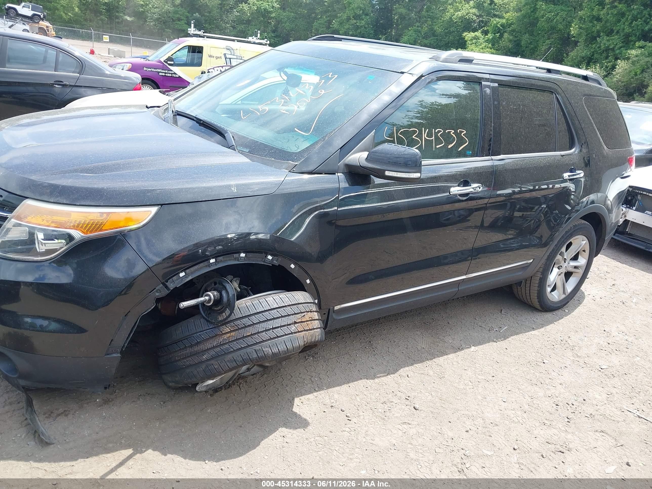 2014 Ford Explorer Limited Black vin: 1FM5K8F86EGA09808