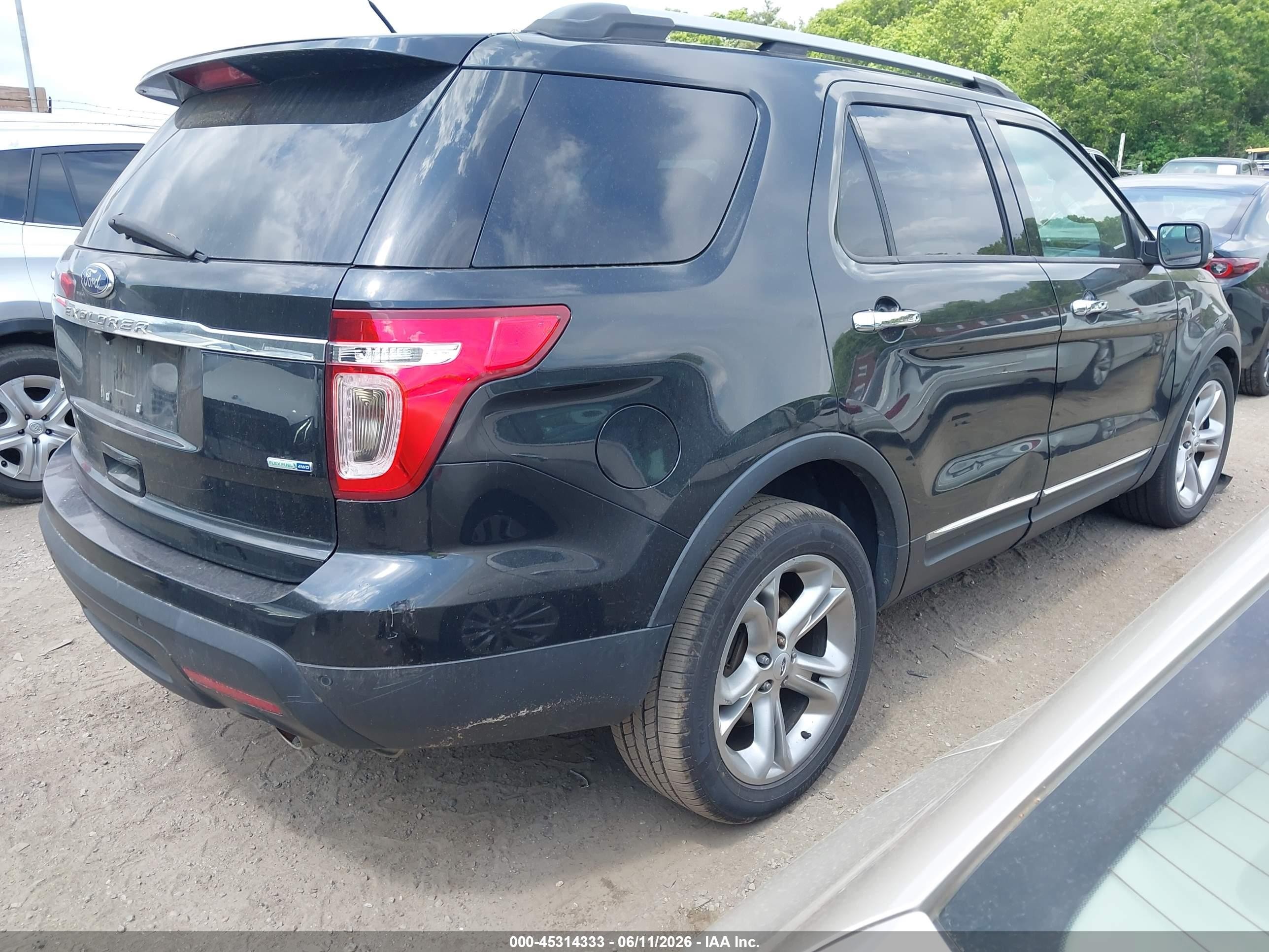 2014 Ford Explorer Limited Black vin: 1FM5K8F86EGA09808