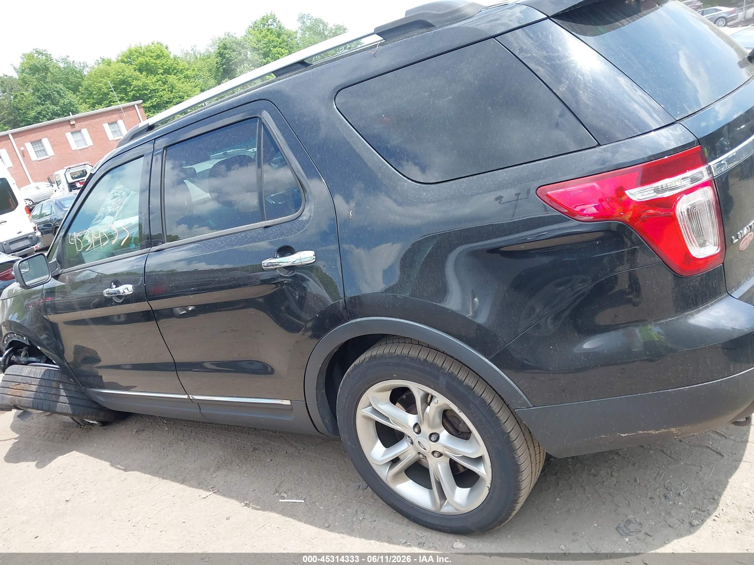 2014 Ford Explorer Limited Black vin: 1FM5K8F86EGA09808