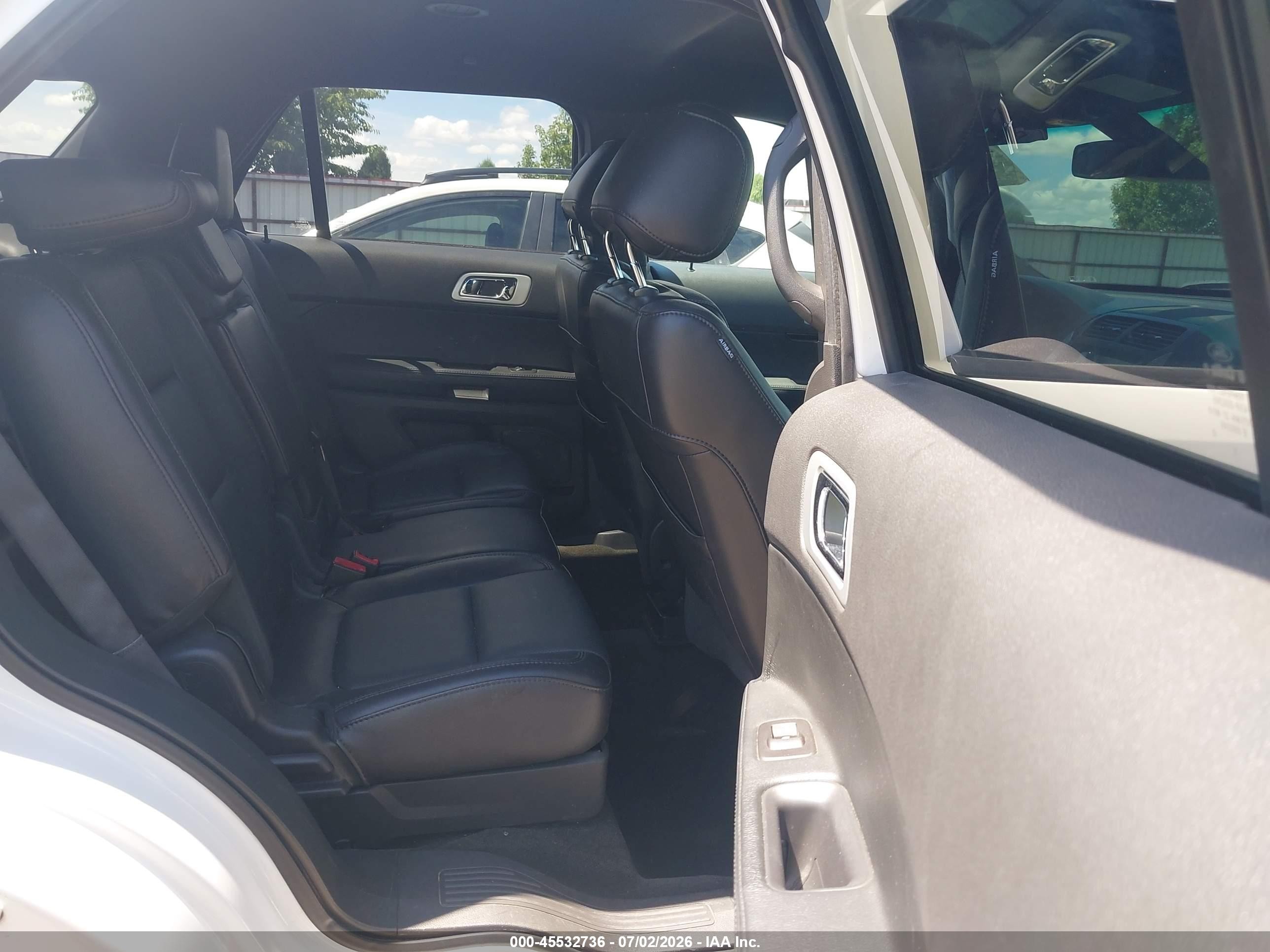 2014 Ford Explorer Limited White vin: 1FM5K8F86EGA28102
