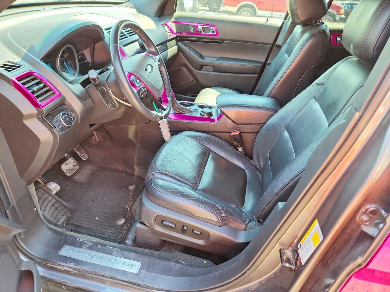 2014 Ford Explorer Limited Purple vin: 1FM5K8F86EGB29334