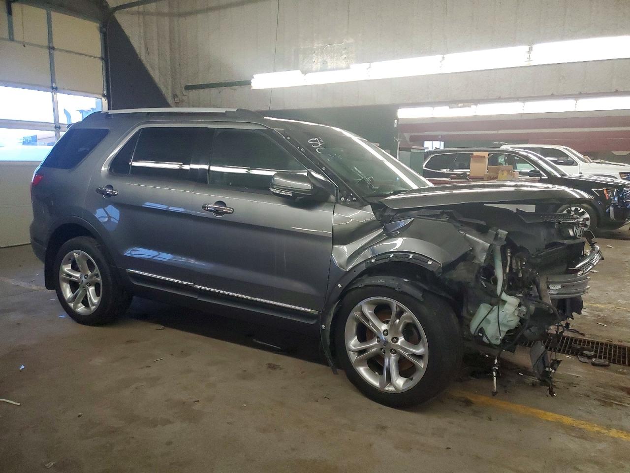 2014 Ford Explorer Limited Серый vin: 1FM5K8F86EGB94572