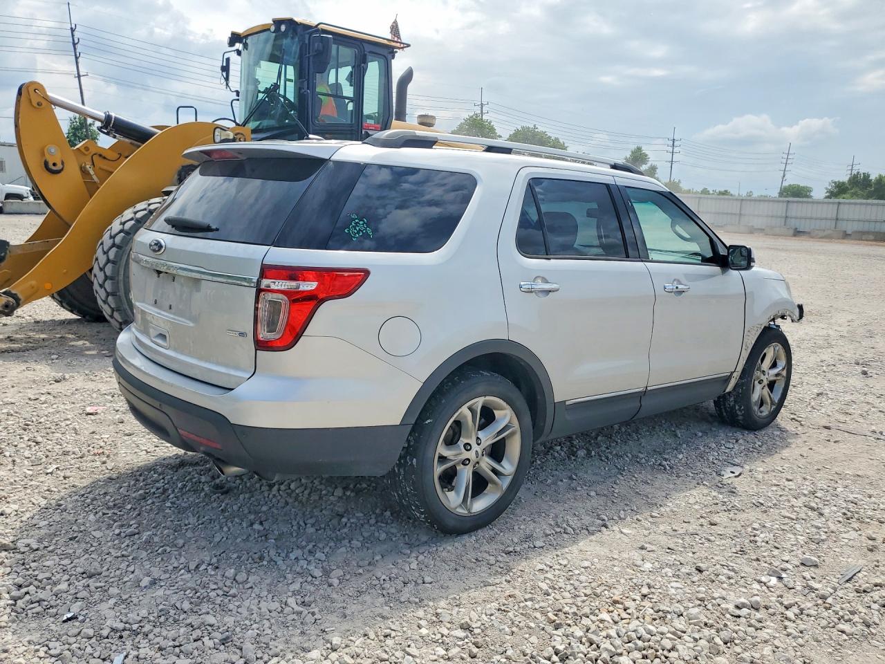 2014 Ford Explorer Limited Silver vin: 1FM5K8F86EGC37081