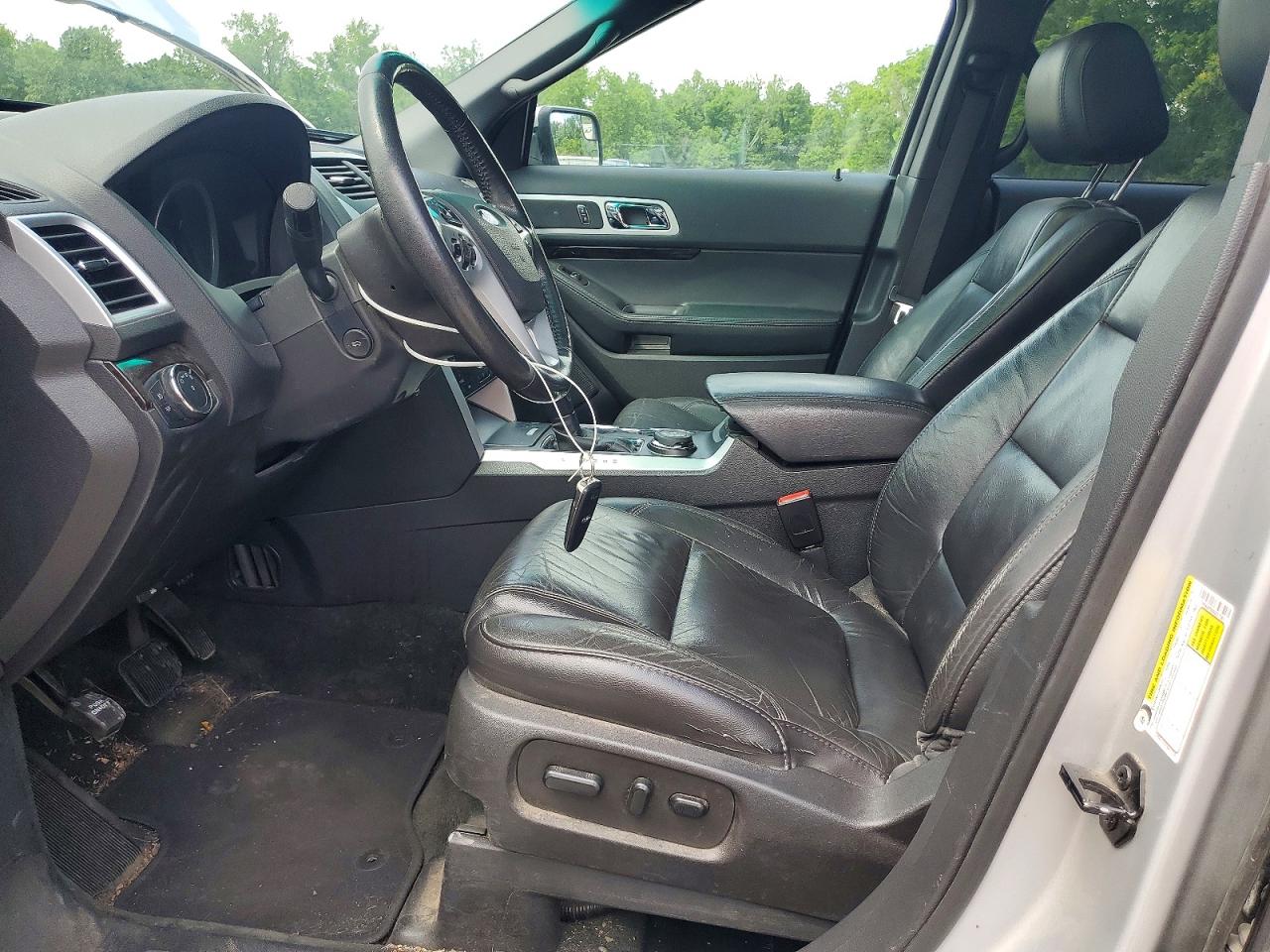 2014 Ford Explorer Limited Silver vin: 1FM5K8F86EGC37081