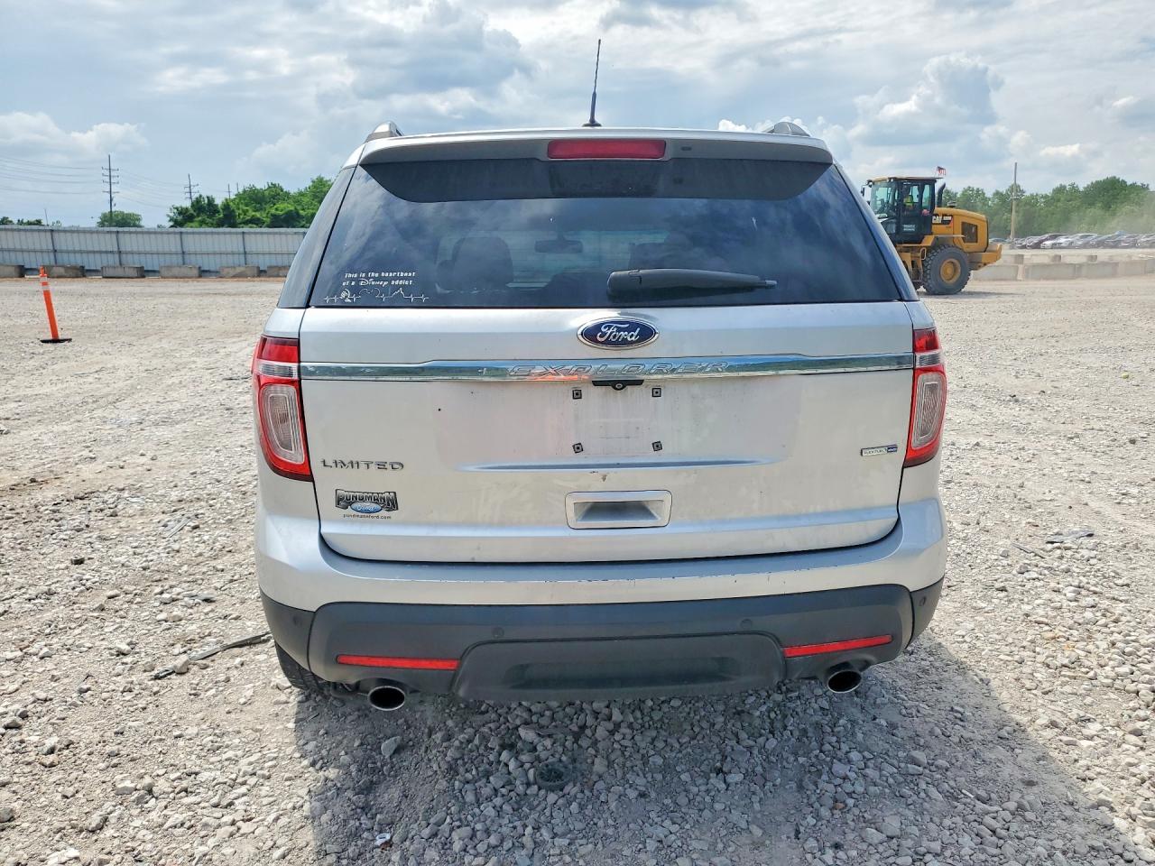 2014 Ford Explorer Limited Silver vin: 1FM5K8F86EGC37081
