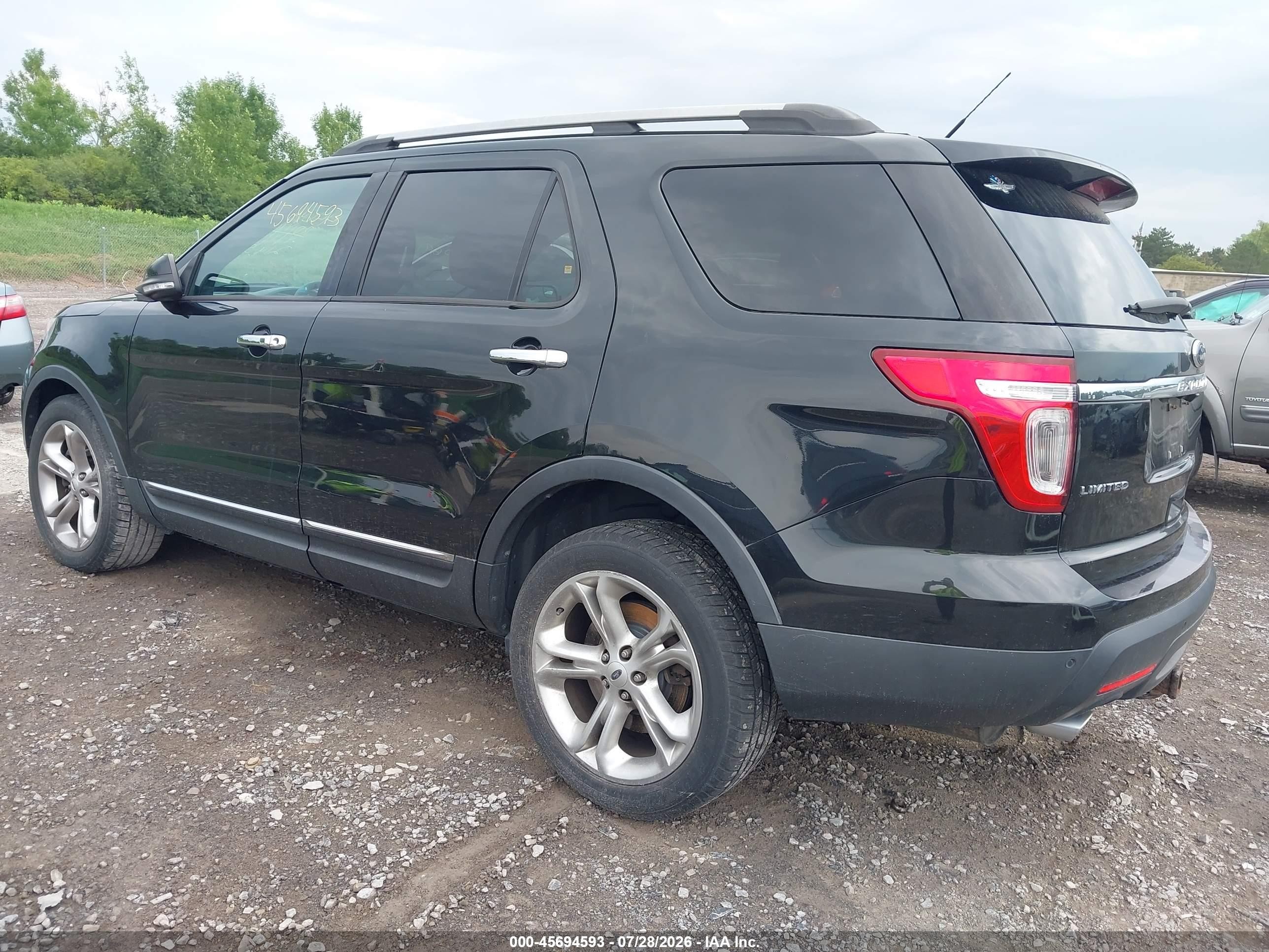 2014 Ford Explorer Limited Black vin: 1FM5K8F86EGC39168