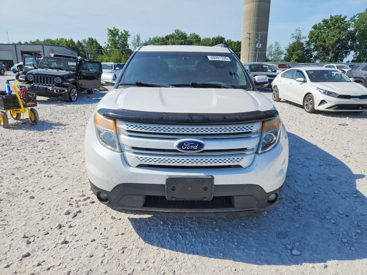 2015 Ford Explorer Limited White vin: 1FM5K8F86FGA29283