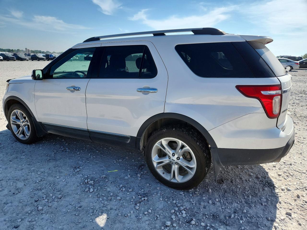2015 Ford Explorer Limited White vin: 1FM5K8F86FGA29283