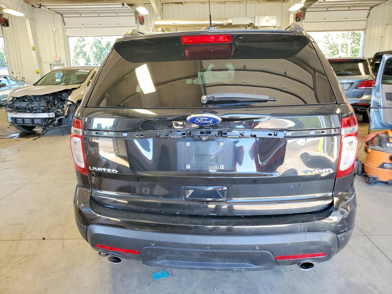 2015 Ford Explorer Limited Black vin: 1FM5K8F86FGA66088