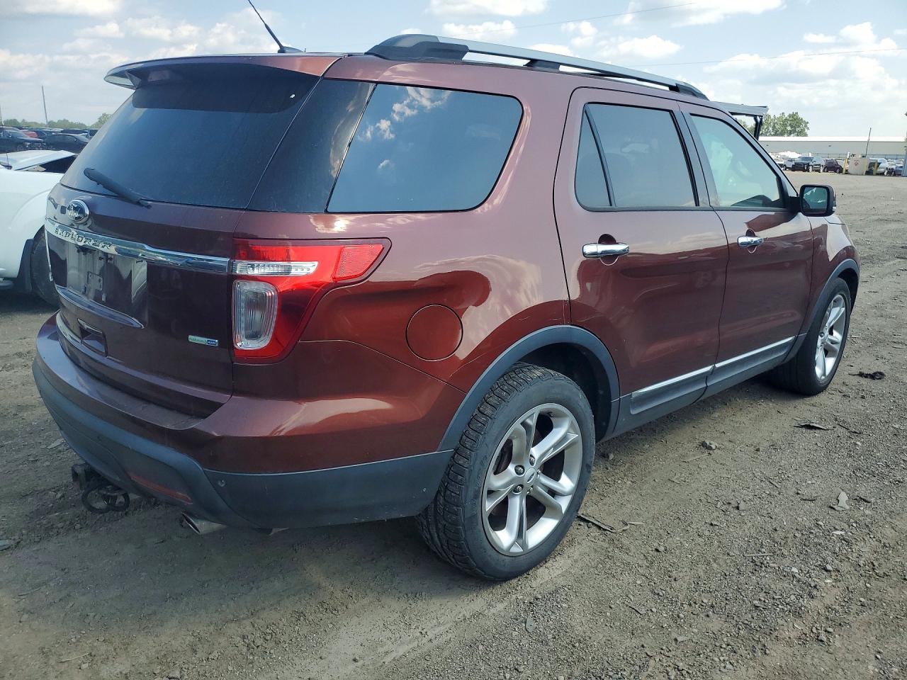 2015 Ford Explorer Limited Brown vin: 1FM5K8F86FGA76071
