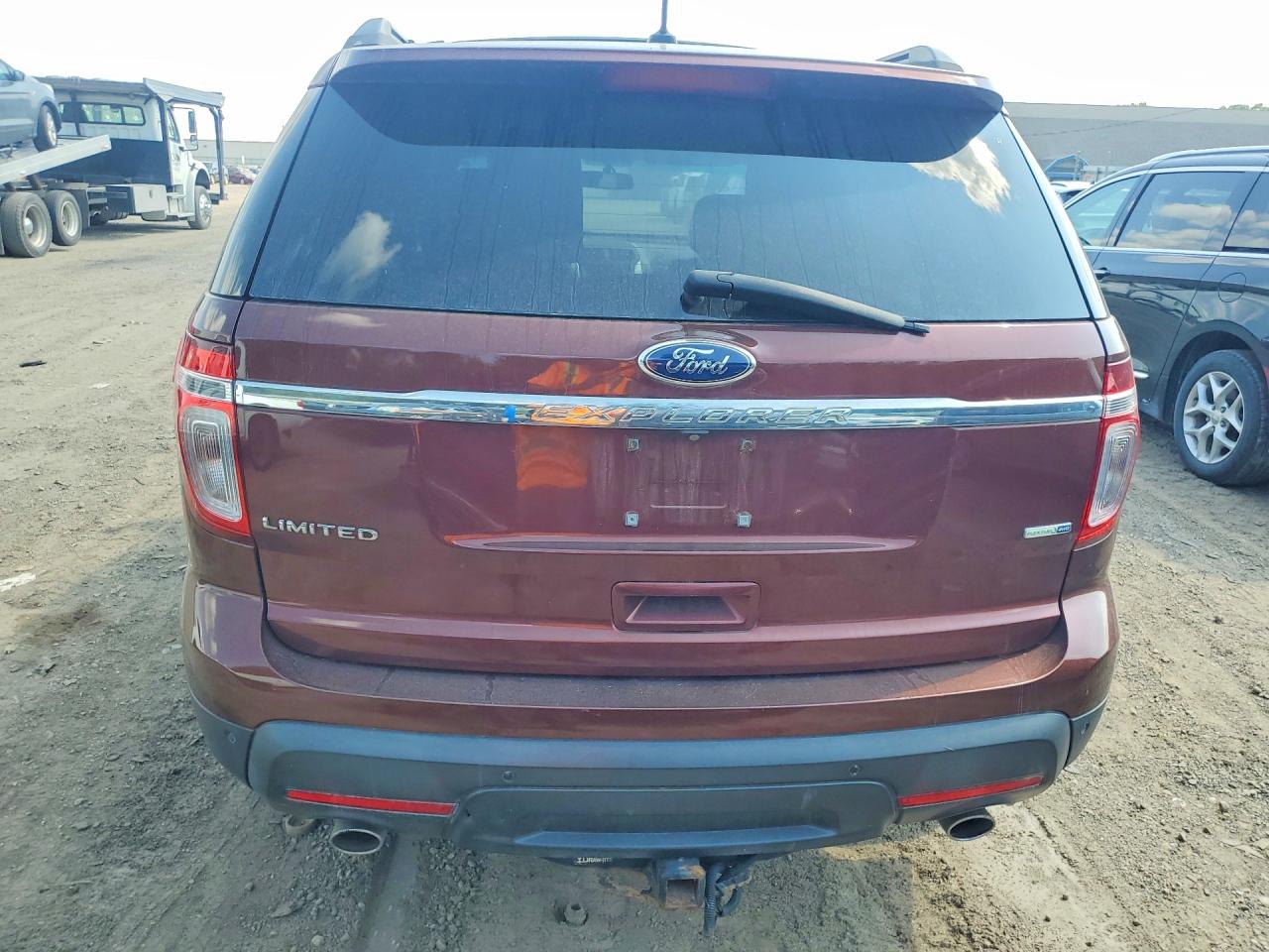 2015 Ford Explorer Limited Brown vin: 1FM5K8F86FGA76071