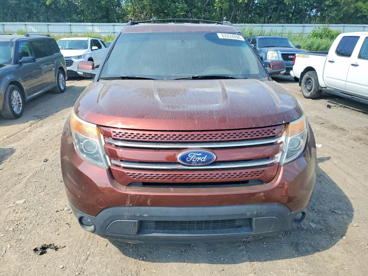 2015 Ford Explorer Limited Brown vin: 1FM5K8F86FGA76071